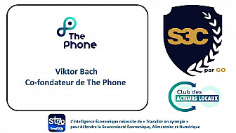 Viktor Bach, co-fondateur de The Phone, le smartphone conçu pour les plus jeunes sans accès à internet et aux réseaux sociaux. Salon S3C